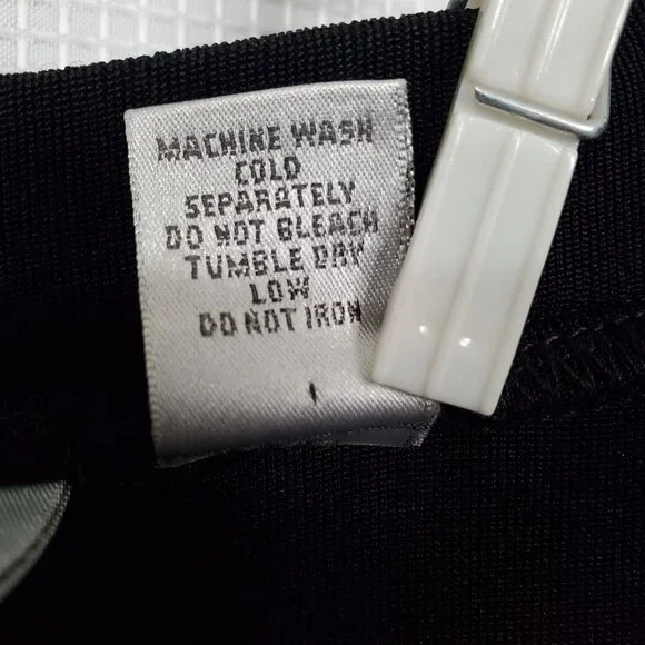 Chicos Travelers 3 Sz XL Skirt Slinky Stretch Full Flared Multi Panel Midi Long - Picture 5 of 9